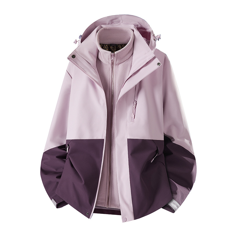 2026 chaqueta de asalto al aire libre 3 - en - 1 hombre y mujer chaqueta deportiva de capa suave chaqueta de montaña chaqueta impermeable