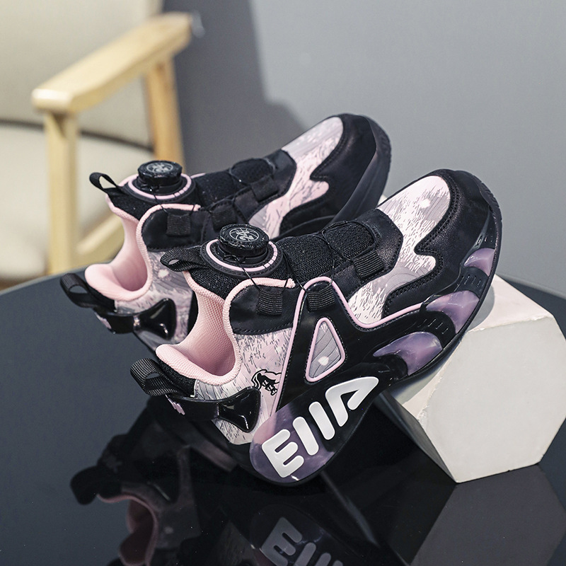 Otoño y invierno nuevos zapatos deportivos para niños cuero perilla impermeable para niños 2 zapatos de algodón de lana al por mayor zapatos para niños varones y niños