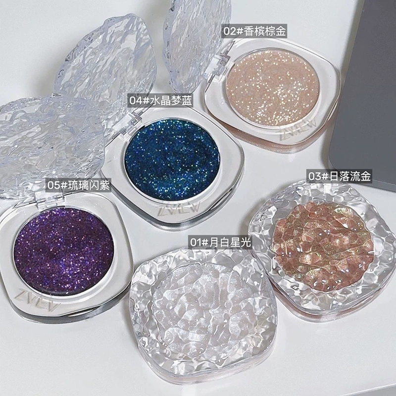 Nail sequins ZVEV, палетка теней, тени для глаз, высокого качества стиль