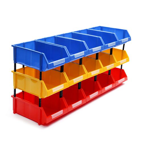 Combination Slant-Edge Parts Box, Thickened Plastic Screw Component Box, Multicolor and Multi-Size Vertical Combination Parts Box