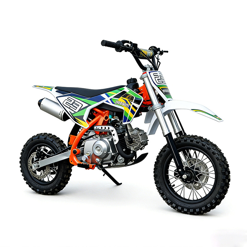 Motocicleta Todoterreno Infantil de Gasolina 125CC de Hierro y Plástico con Transmisión por Cadena image 5