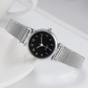Classic metal dial, women's watch, simple and elegant design, thin strap, small dial