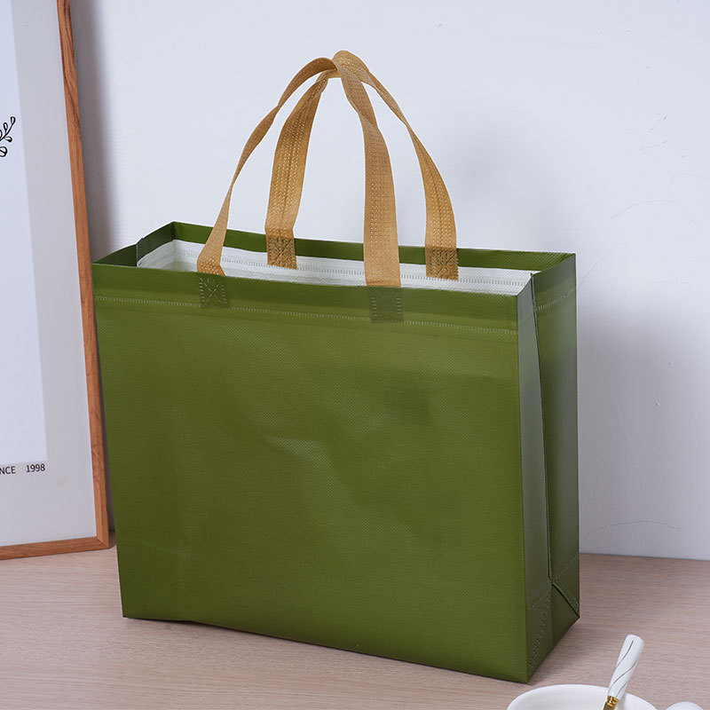 tienda de ropa bolsas de mano personalizadas primavera y verano ropa bolsa de compras no tejida de gran capacidad bolsas de mano ecológicas hechas a medida