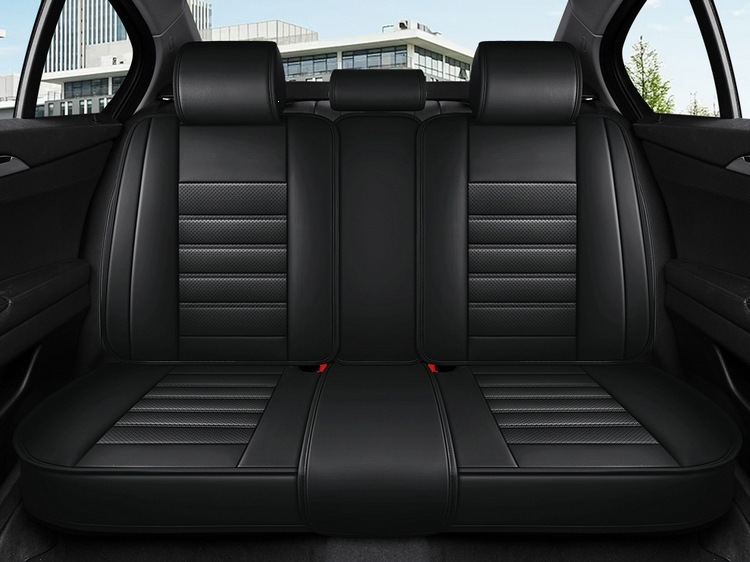 New Foreign Trade Full Leather Car Seat Cushion, Car Seat Cover, Four-Season Full Surround Car Seat Cushion, Temu Amazon Factory