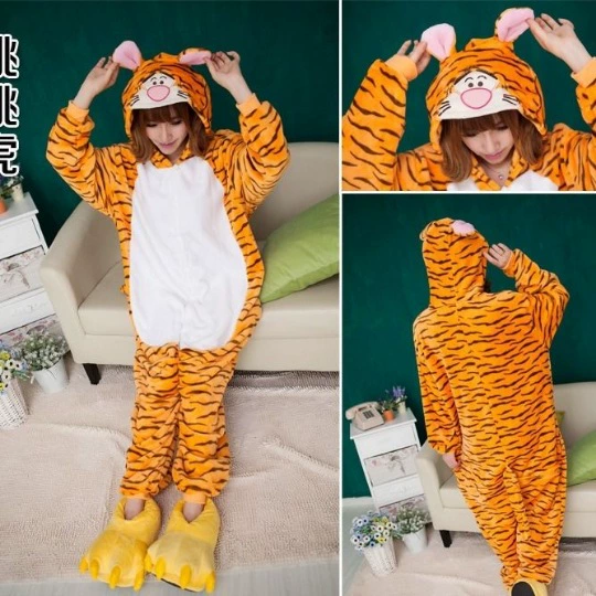 Осенне-зимняя фланелевая панда с фиолетовым драконом, мультяшная сиамская Пижама для мужчин и женщин, домашняя одежда с вышивкой животных