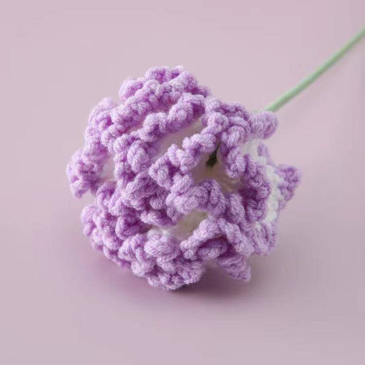 教師の日のプレゼントヒマワリの毛糸の花の手作りの毛糸のメリヤスは花の教師の日の花束の完成品をシミュレーションします。|undefined
