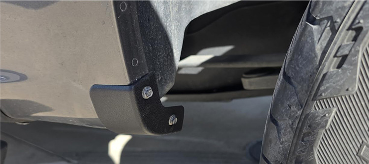 Suitable for 2021-26 Ford F150 Mud Flaps Mud Flap Delete Underbody Corner Covers