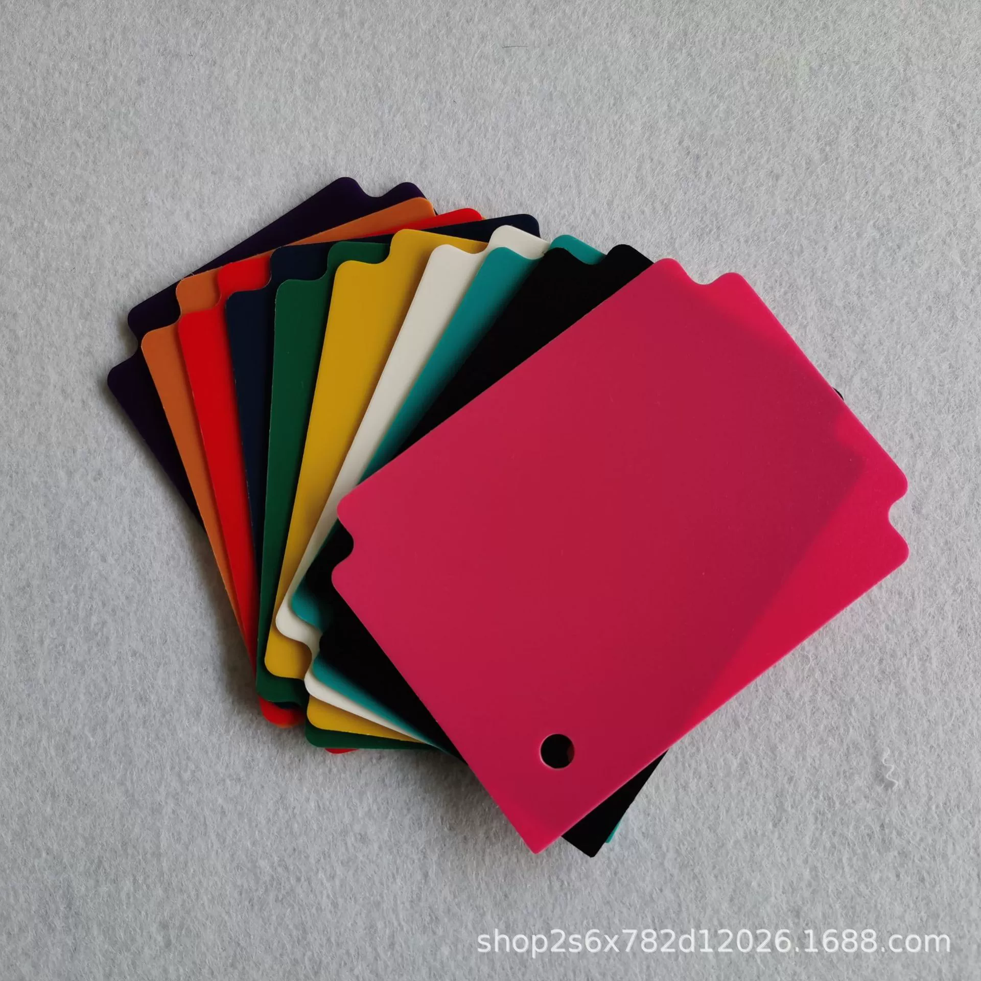 70x94 мм пластиковая PP карта DIVIDER любой цвет опционально для печати