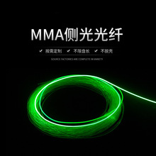 2MM測光光纖塑料光纖MMA材料用於游戲機手柄發光鼠標墊汽車氛圍燈