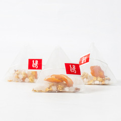 50 loose triangle bag combination scented tea bags, white peach oolong tea, coconut oolong tea, red bean barley tea