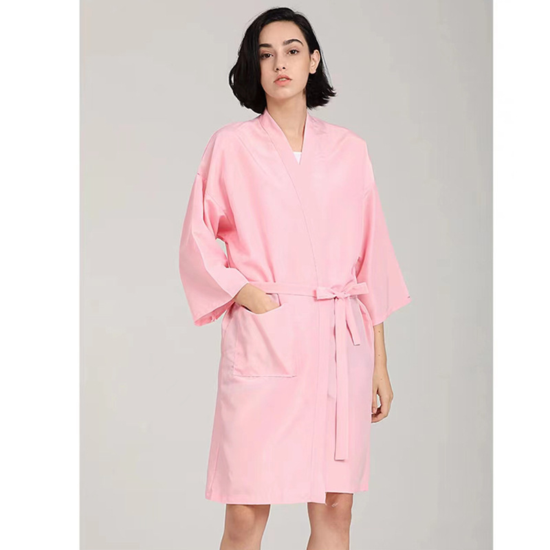 Barbería al por mayor teñido de cabello salón de belleza ropa de servicio al cliente peluquería cortador de cabello tela logotipo de impresión