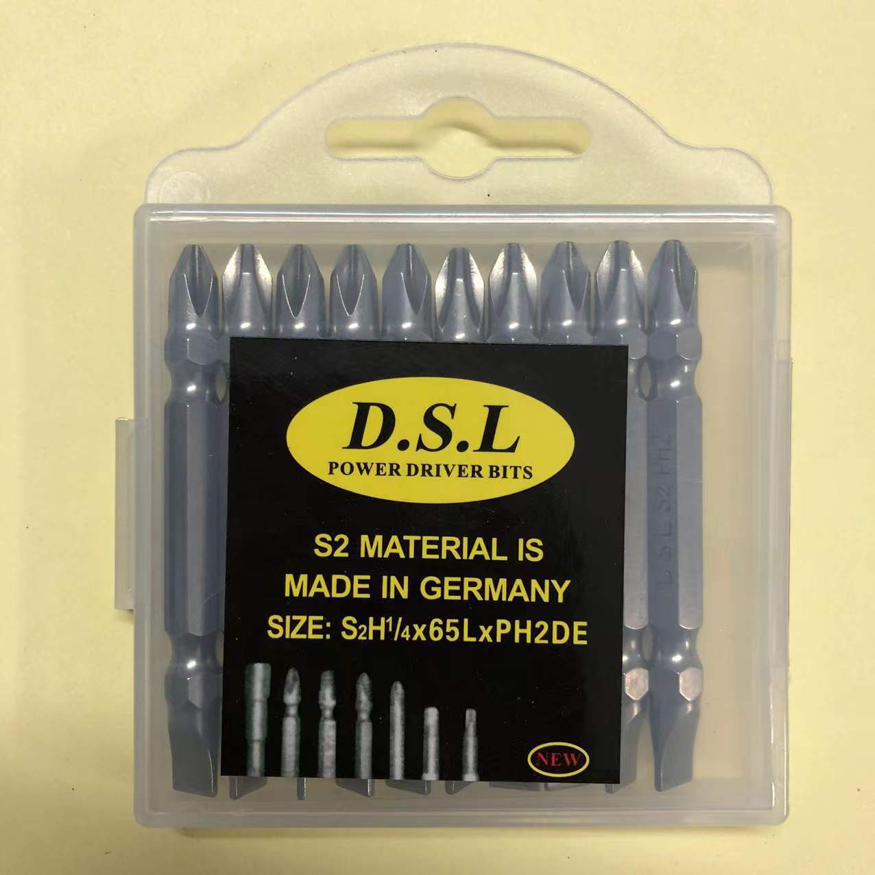 Palabra cruzada de doble cabeza 65 largo x PH2 (cabeza normal, especificación normal)