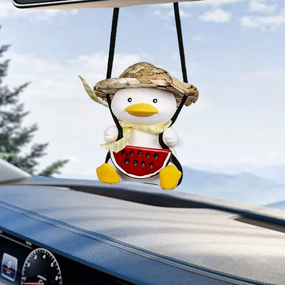 Car hanging – Accessories - fat-backpack-straw-hat-watermelon