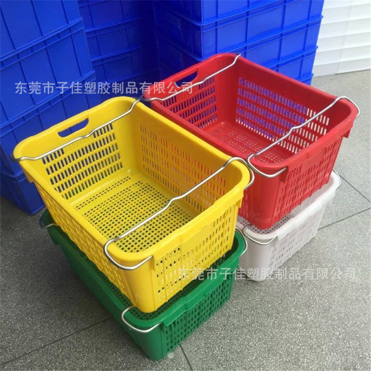 东莞加厚镂空周转箩 可烫金菜箩 蔬菜运输萝 批发