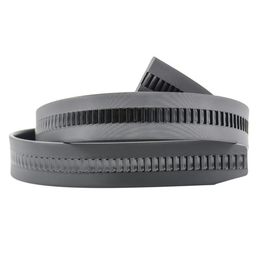 Chaoqiao full tooth automatic buckle thickened aviation tendon belt full slot thickened trouser belt space belt Oxford belt