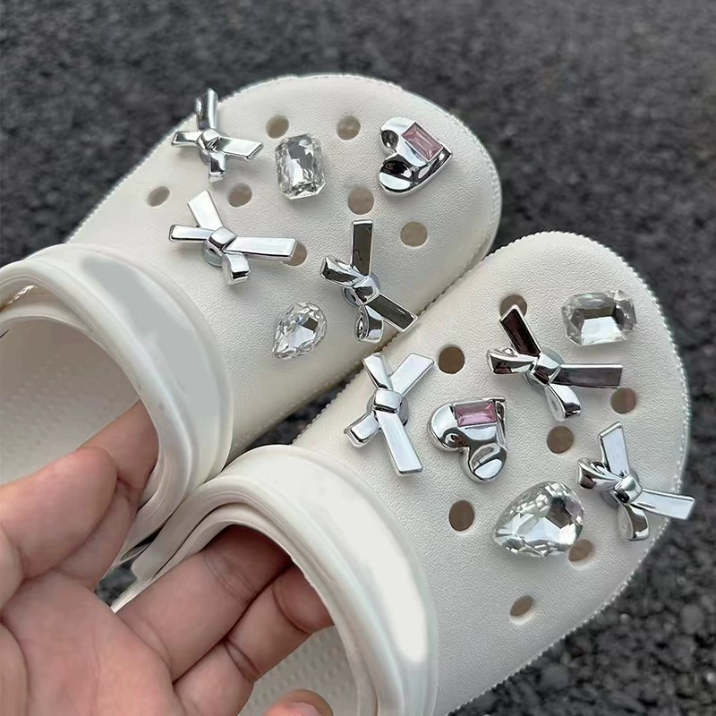 Cute diamond with bow, accessory, accessories, shoes, material, wholesale