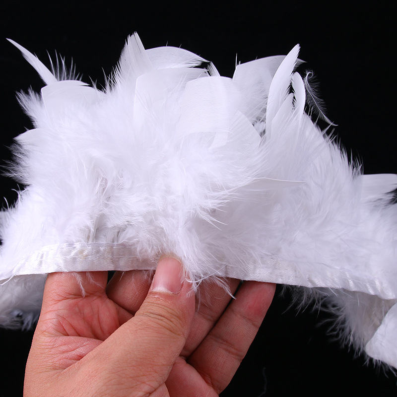 흰색 후크 천 벨트 약 1m