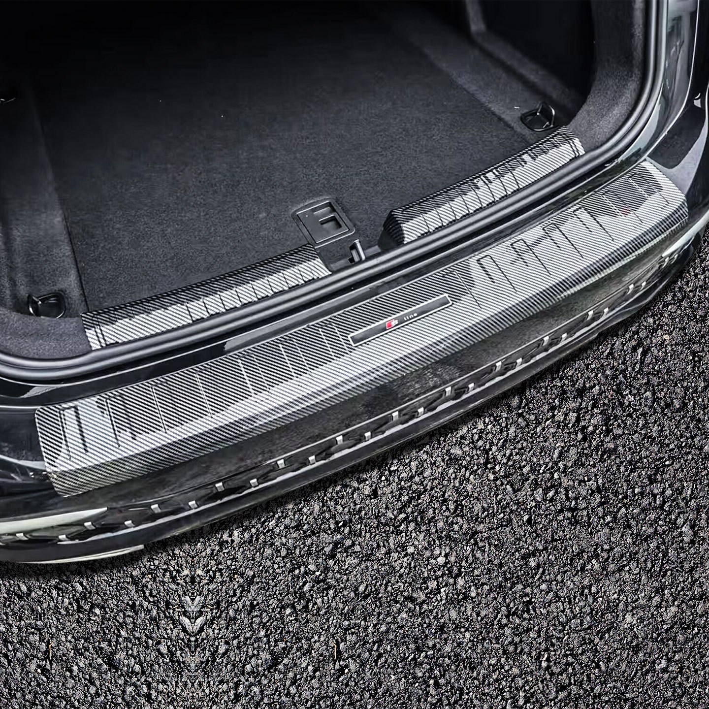 Suitable for 26 Models of Audi A6L Door Sill Strips, Welcome Pedals, Tailgate Rear Guard Plates, Interior Modification Accessories