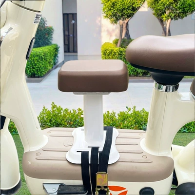 Electric Vehicle Child Seat Front-Mounted Battery Motorcycle Child Safety Baby Seat Niu Motorcycle with Child Carrier Thickened Wholesale (Electric car child seat) - thickened-big-hummer-white-single-seat