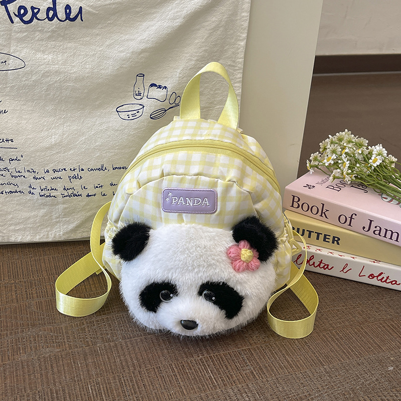 2026 nuevo panda mochila para niños y niñas jardín de infantes mochila para niños lindos bolsas para padres e hijos