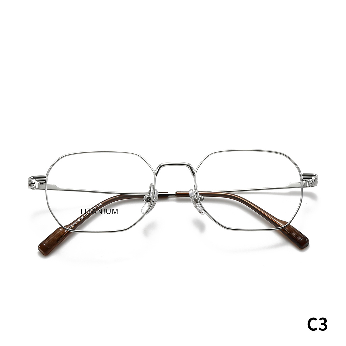 STUDIOMUKU gafas de madera cool retrógrado buen marco de gafas poligonal superligero marco de gafas minimalista