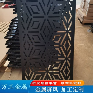 定制耐候红锈钢板金属屏风 装饰品制作加工景观钢板镂空雕刻图案