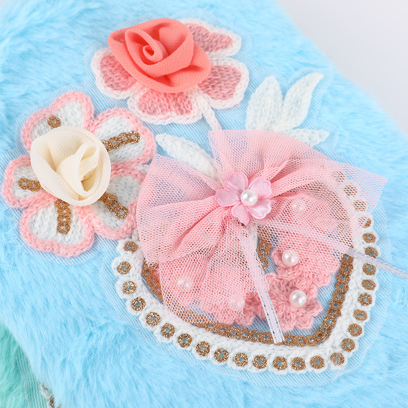 En stock lindo Flor de peluche libro estudiante cumpleaños graduación regalo libreta creativa chica dibujos animados diario libro