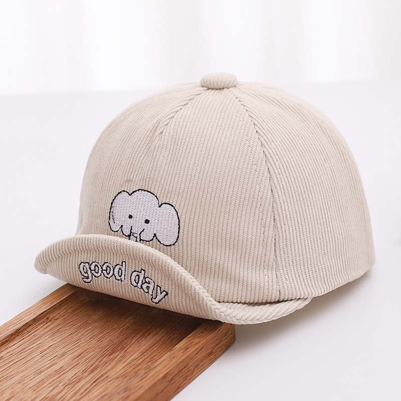 Primavera y otoño ajustable sombrero de pato para bebés, sombrero de béisbol universal para niños y niñas, sombrero de protección solar de primavera y verano