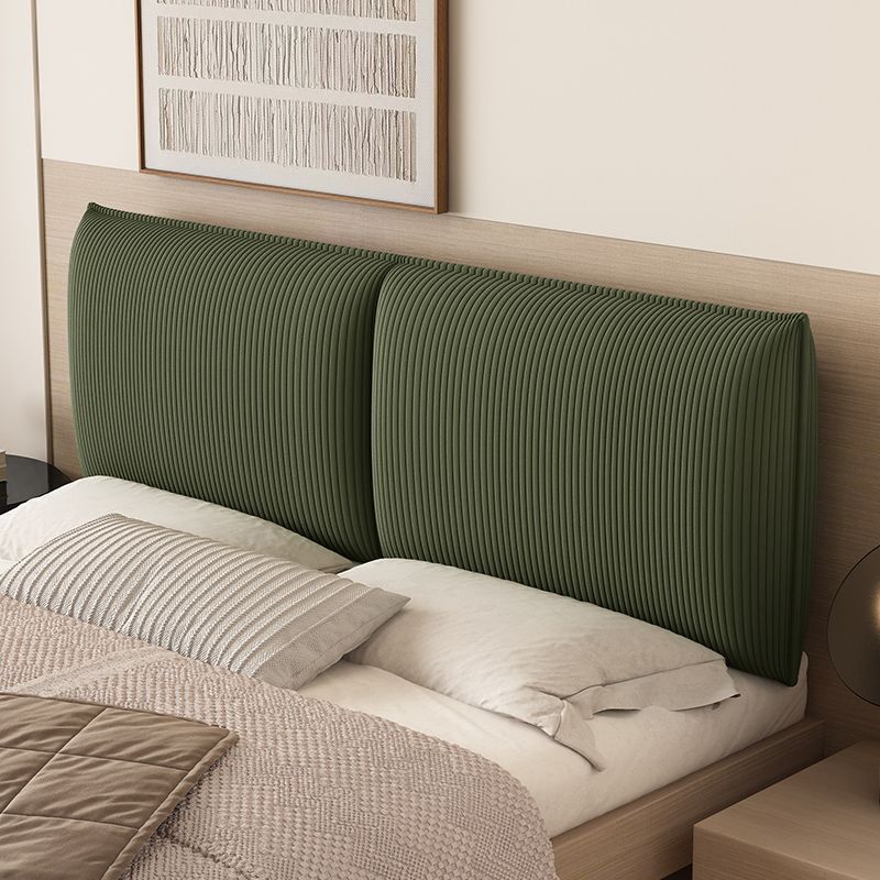 Bedside Cushion Soft Cover New Corduroy Backrest Bed Lumbar Support Tatami Removable Washable Pillow Bedroom Anti-Collision