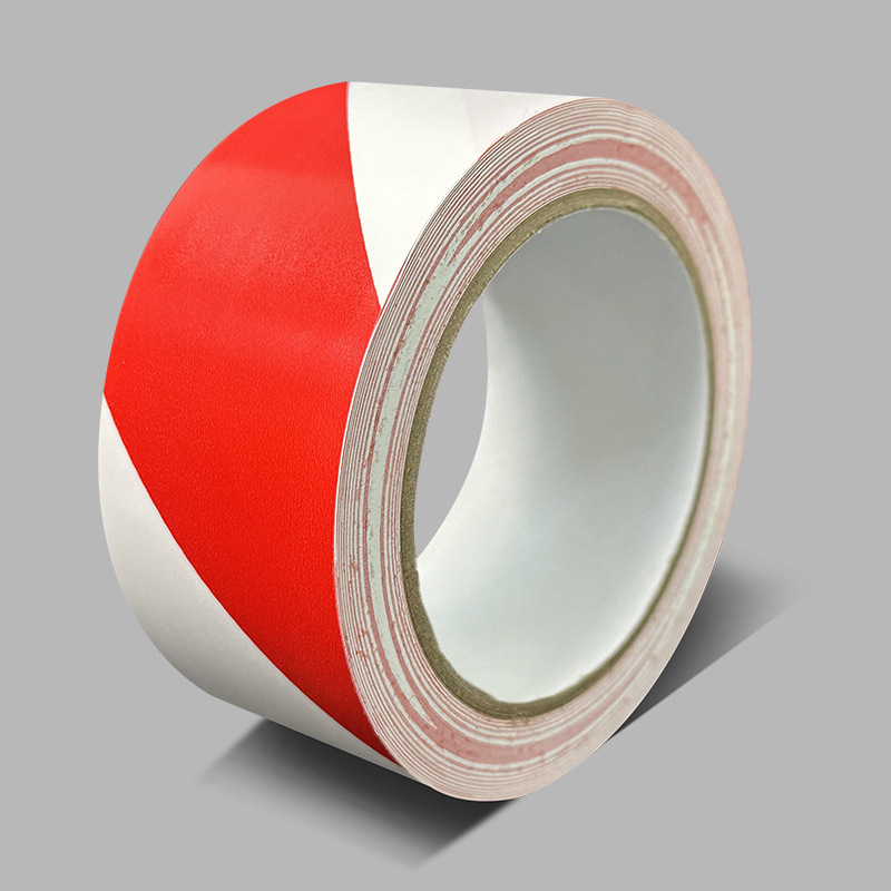 Cinta de advertencia de PVC para suelo, impermeable, amarilla y negra, de alta adherencia, cinta de seguridad para marcar el suelo, cinta de línea cebra.