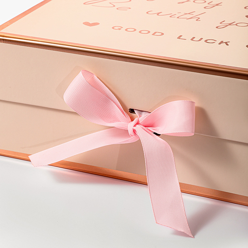 Una pieza de arco plegable imán caja de regalo chica bufanda fiesta de cumpleaños Día de San Valentín caja de regalo