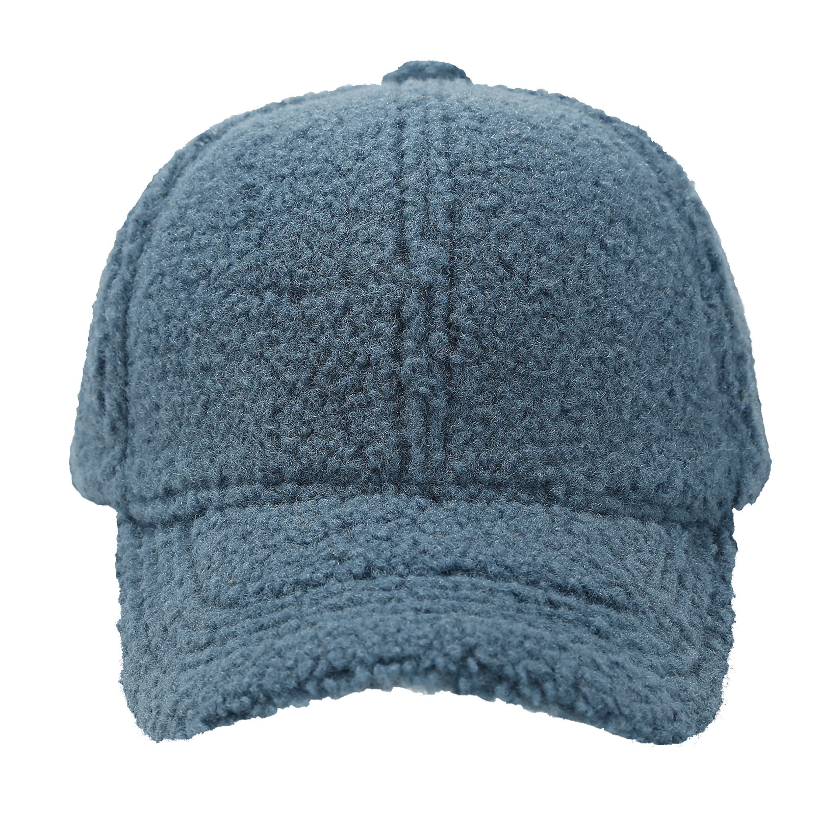 Winter Lamm Wolle Baseball Caps Für Kinder Baby Kinder Warme Dicke Feste Farbe Golf Caps Mädchen Junge Sport Gebogene Krempe Visiere Hut – Detail 19