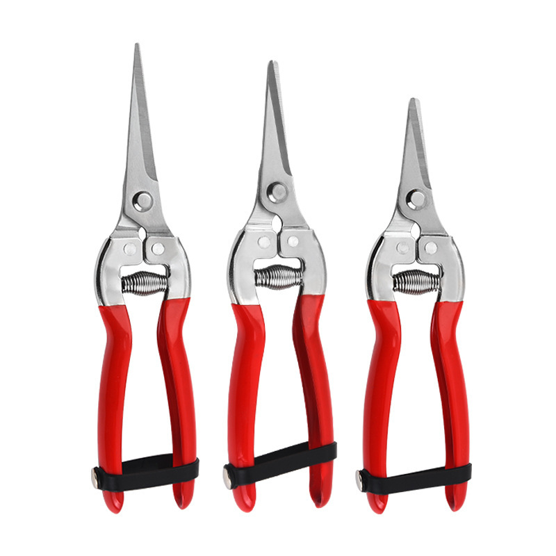 Cuchillo de jardín de acero inoxidable jardinería corte de flores maceta corte de ramas fábrica de árboles frutales en stock