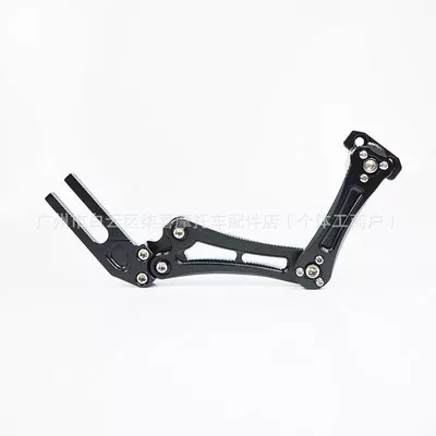 Spnu Mudguard, New Half-Moon Electric vehicle fender - as-shown-in-the-figure-individual-black-aluminum-alloy-fender-brackets