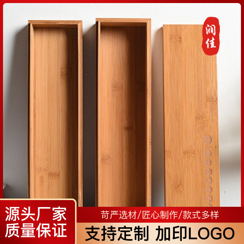 Wooden box from natural wood