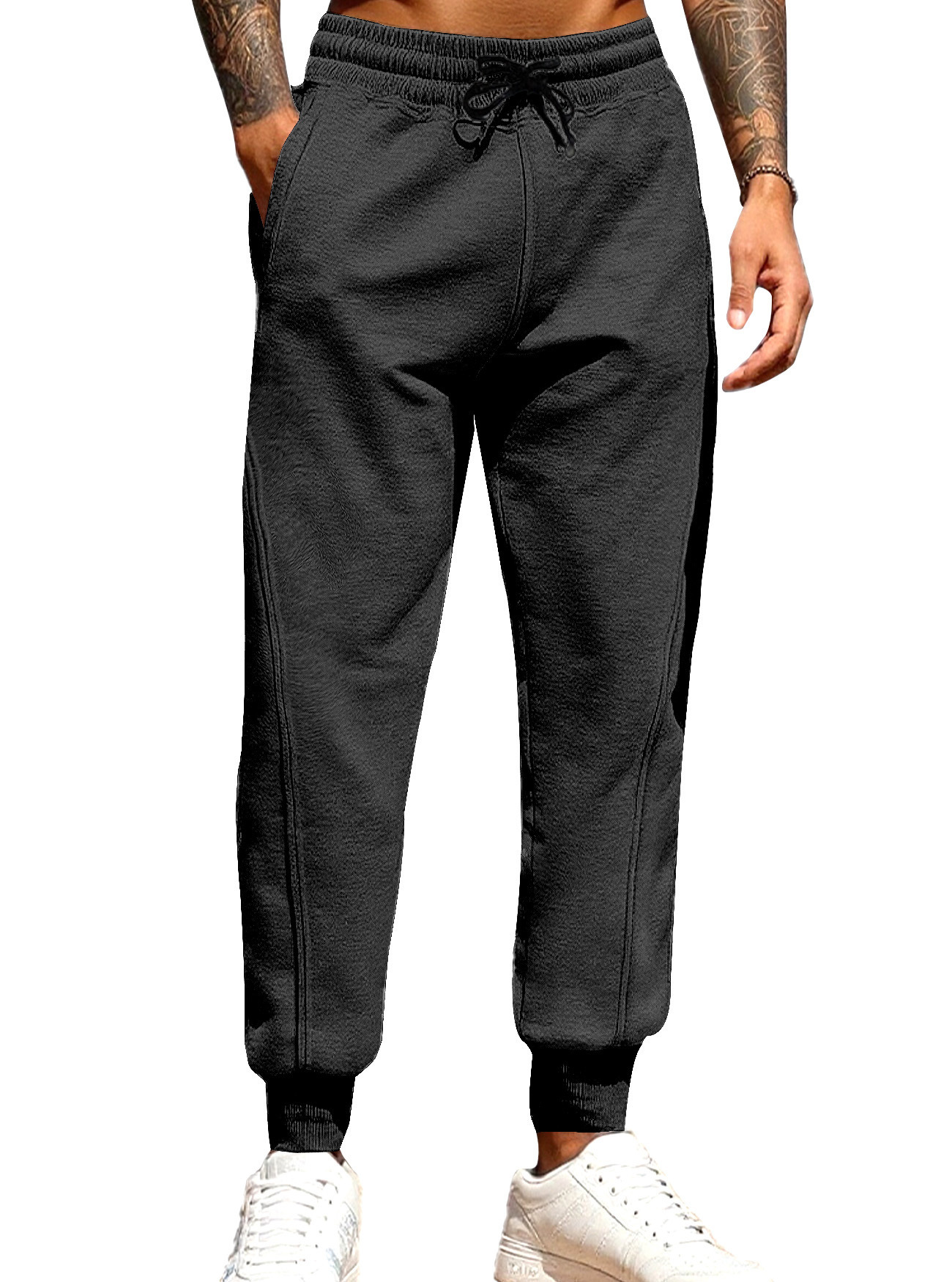 Fábrica transfronteriza de Europa y América Amazon TEMU al por mayor nuevos pantalones deportivos casuales de moda masculina
