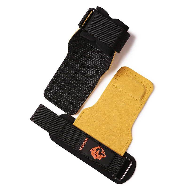 protector de estiramiento resistente de silicona cuero de vaca resistente al estiramiento duro cinturón de protección de la palma de acondicionamiento físico cinturón auxiliar de protección de la palma de la mano
