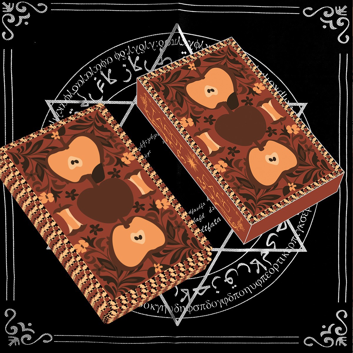 New Stylish And Aesthetically Pleasing Ins-style Playful Apple Tarot...