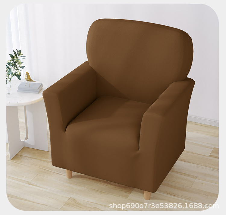 Direktverkauf vom Hersteller Dropshipping Milchseide hochelastische einzelne Sesselhusse für Schlafzimmer und Wohnzimmer erhältlich