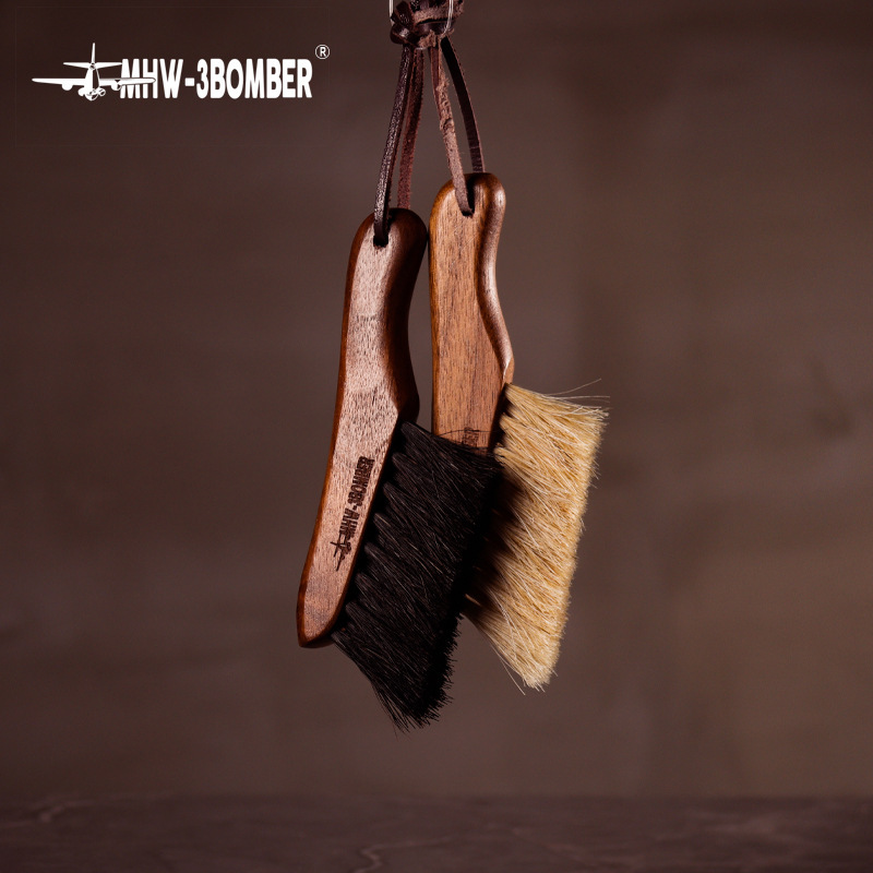 MHW-3BOMBER bomber coffee brush bar small brush bean grinder cleaning brush walnut brush MHW-3BOMBER bomber coffee brush bar small brush bean grinder cleaning brush walnut brush
