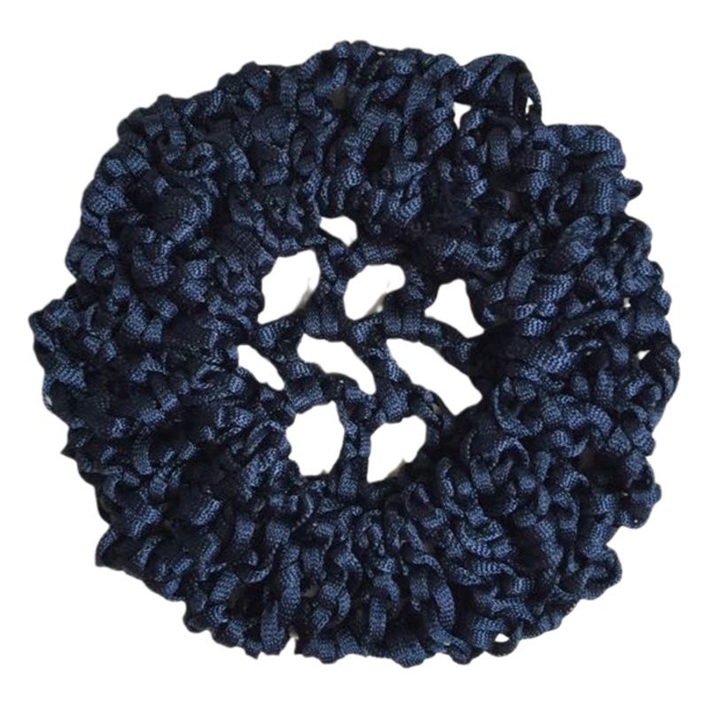 Hair Net Head Flower Hairpin Elastic Net Bun Full Head Cover Thick and Fine Mesh Dense Coarse Mesh Dance Hair Accessory