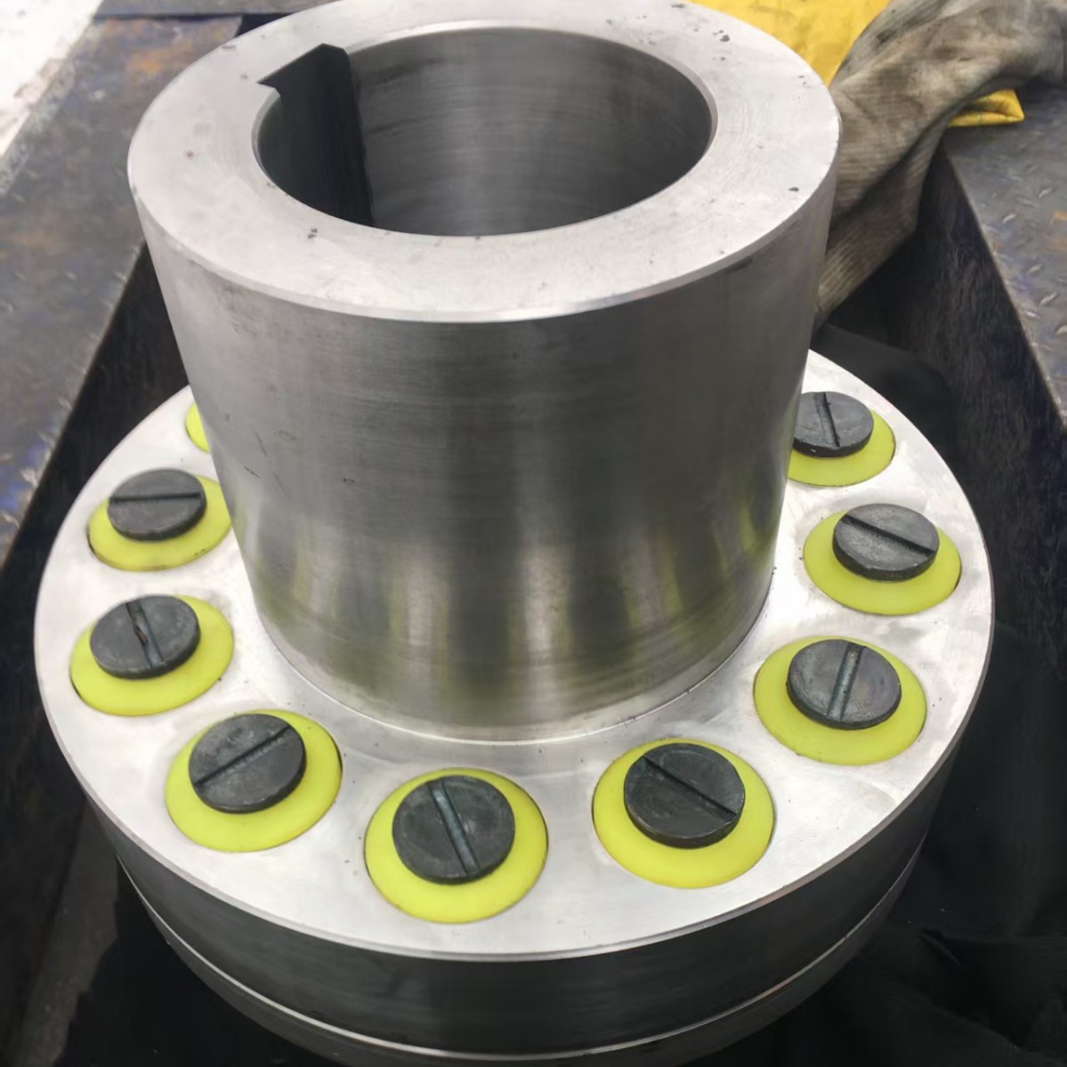 TL弹性套柱销联轴器45锻钢厂家发货风机泵联轴器LT弹性连接器