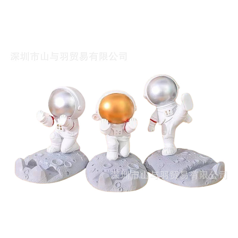 宇航员手机支架太空人高颜值ins爆款手机支架礼品可爱摆桌面办公|undefined