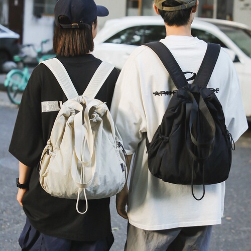 2025 New Fashion Omotesando Style Nylon Dual Shoulder Bag for Women, Ruiying Lightweight Travel Backpack, Casual Large Capacity School Bag