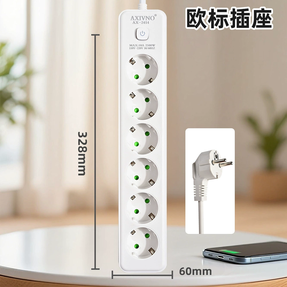 Форен-торговая фабрика многоразрядная USB-подключение цепь бытовая европейский стандарт многофункциональная розетка с удлинителем оптовая продажа