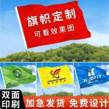 旗帜定制班旗队旗运动会旗帜明星应援旗公司LOGO彩旗定做小旗批发