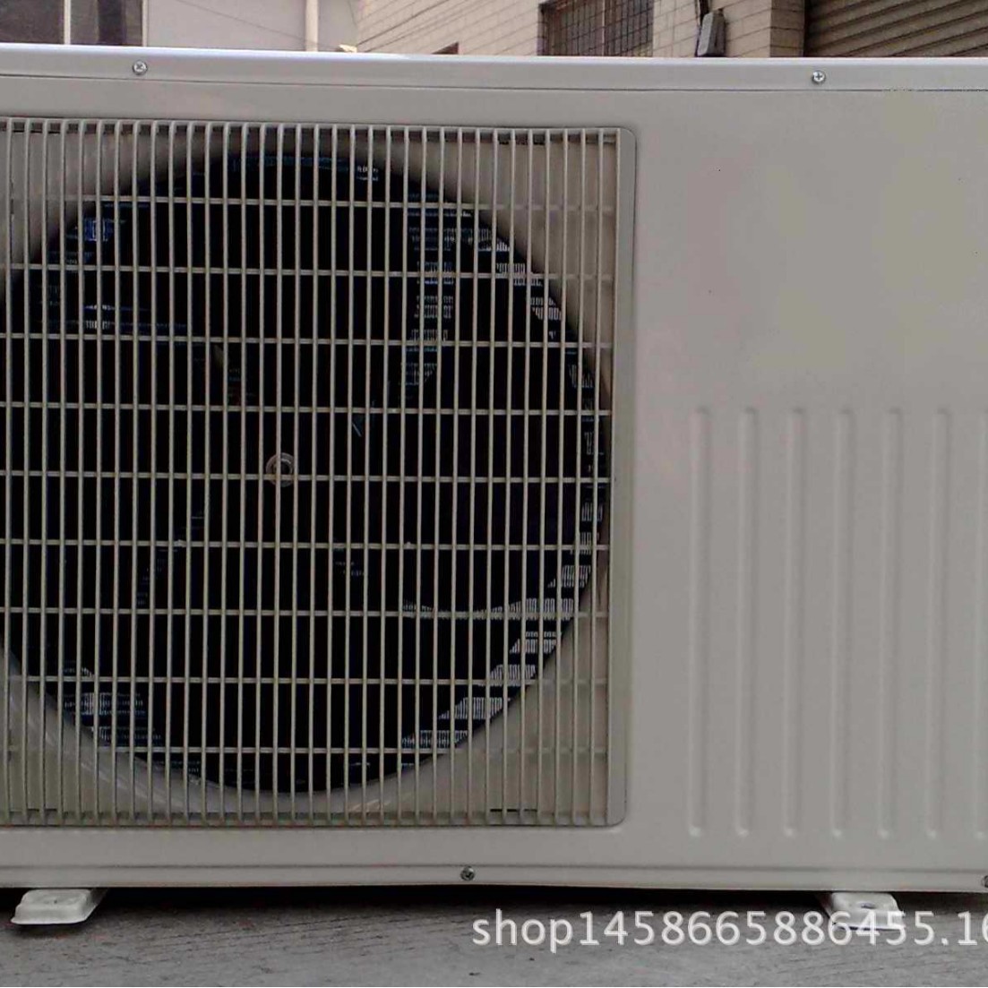 家用氟循环1.5P钣金，双排冷凝器，电机风叶，高低压阀电容端子