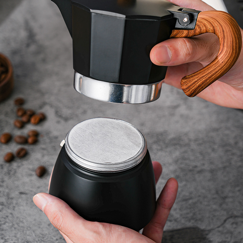 Máquina de café mango redondo especial polvo tazón papel de filtro secundario filtro de café 51/53/58mm Universal