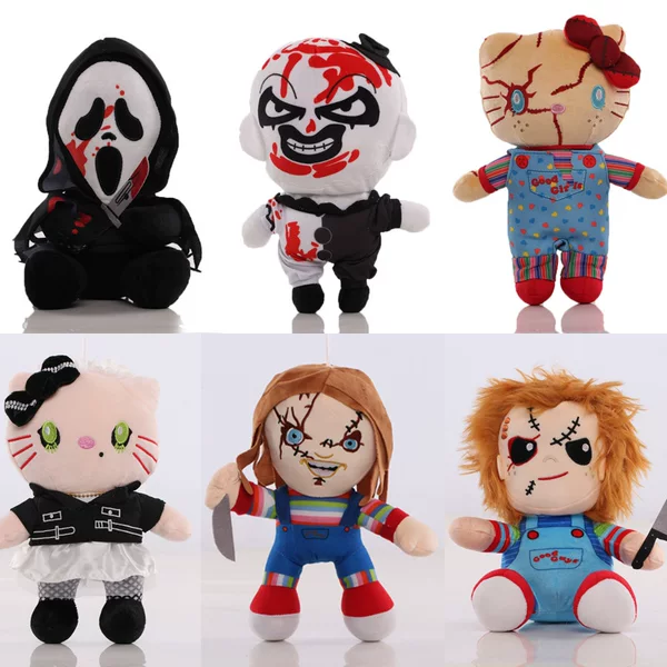 Wholesale Scream Ghostface Plush Ghost Face Plush Doll Scream Plush Toy