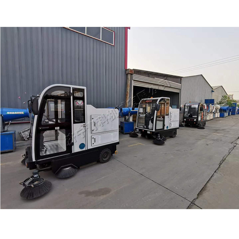 驾驶式扫地机 灰尘垃圾树叶电动清扫车 工厂车间环氧地坪清污车